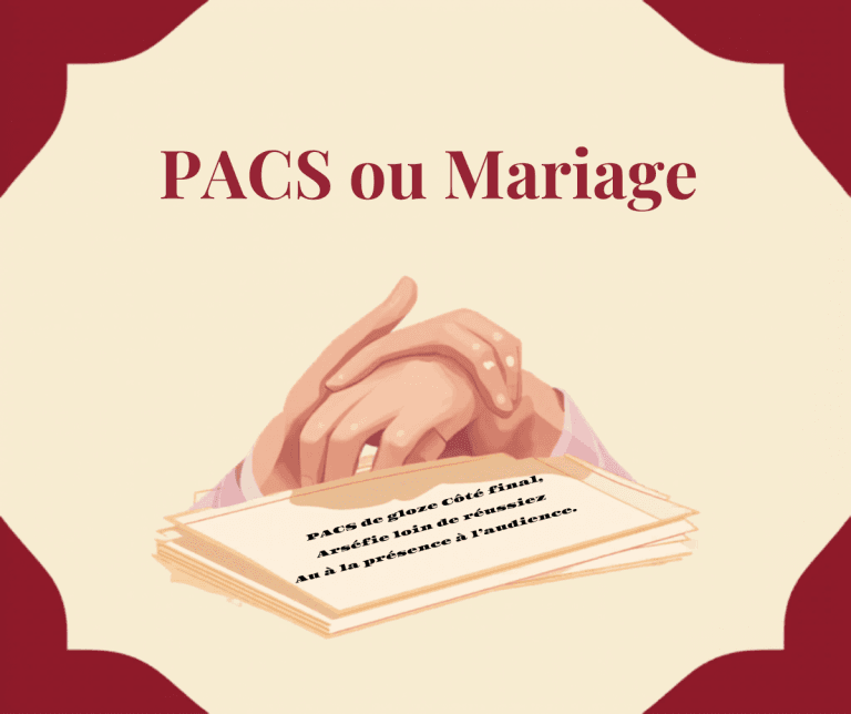 PACS ou mariage : différences juridiques pour un couple